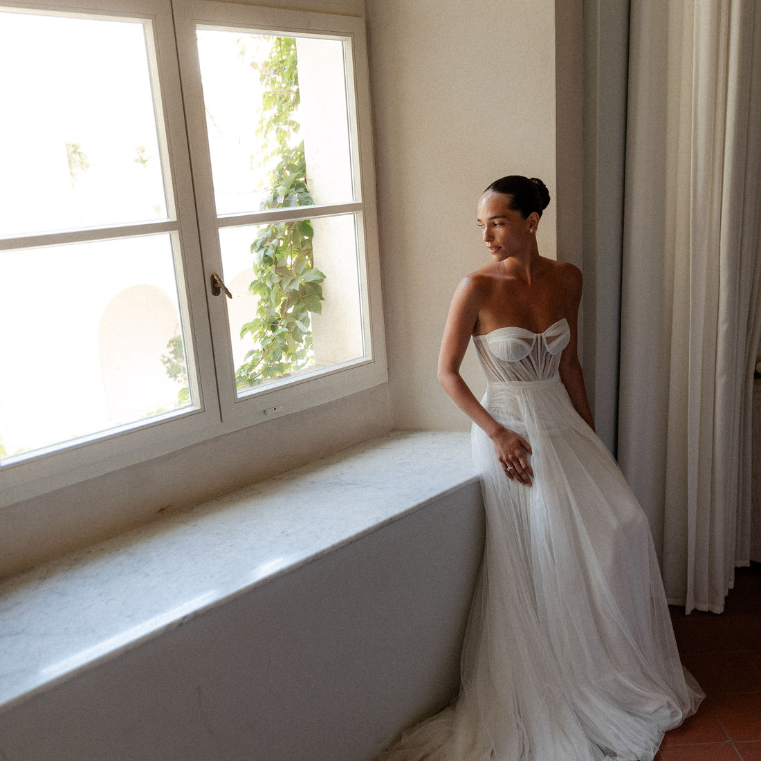 Editorial bridal portrait by People Photography